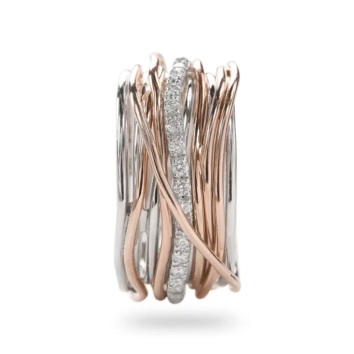 Filodellavita Classica 13 fili in Oro Rosa e Argento