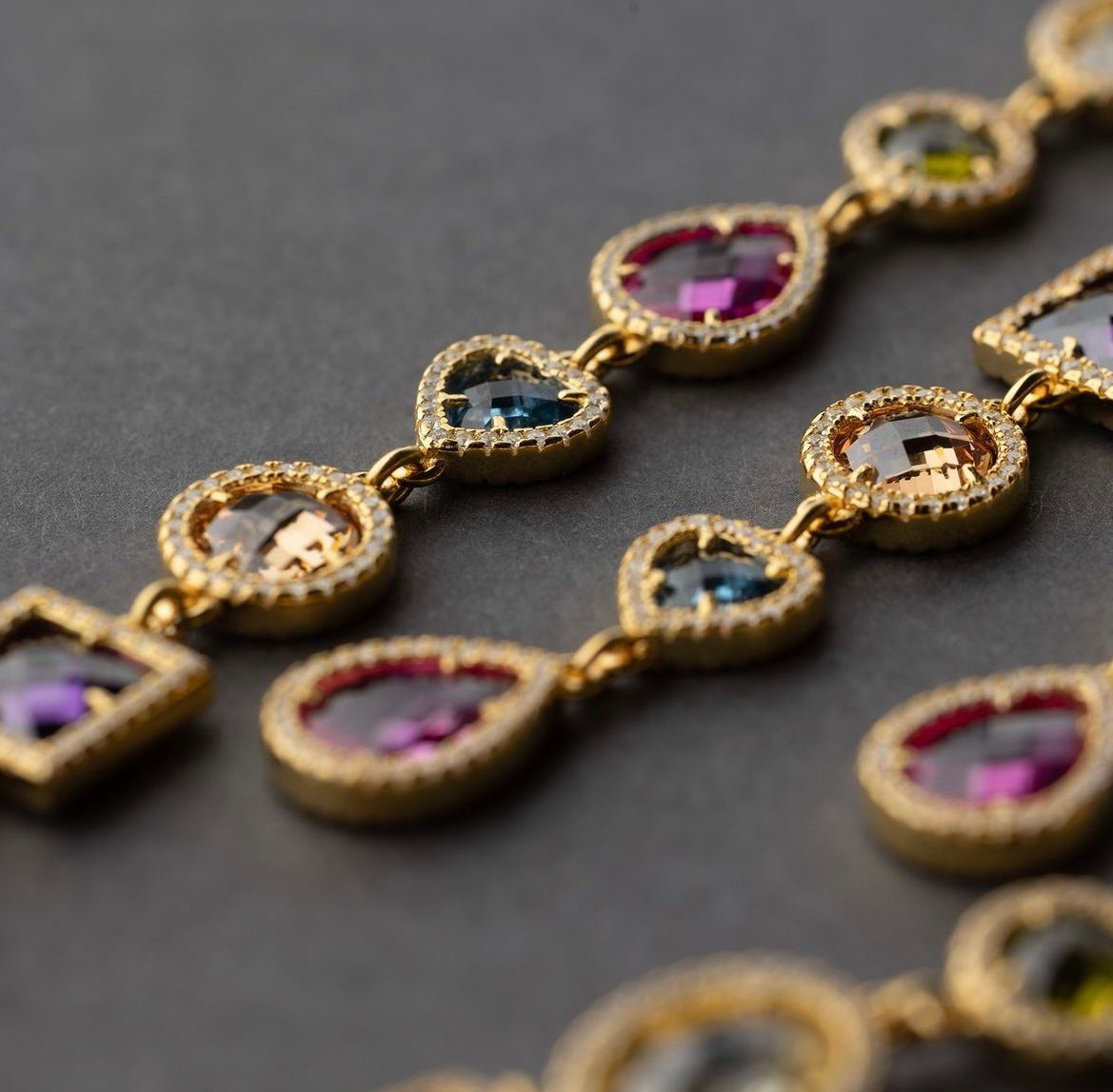 Bracciale pietre e zirconi