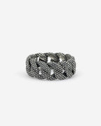 Anello grumetta piccola puntinata