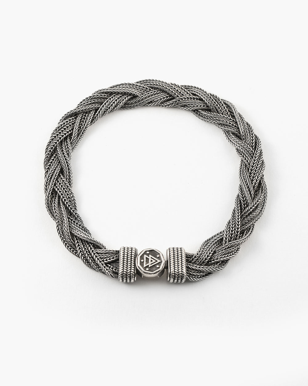BRACCIALE IN ARGENTO INTRECCIATO MATRIX Nove25