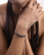 BRACCIALE IN ARGENTO INTRECCIATO MATRIX Nove25