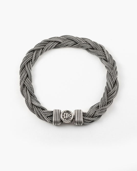 BRACCIALE IN ARGENTO INTRECCIATO MATRIX Nove25
