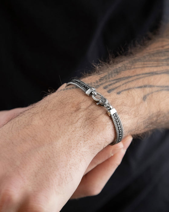 BRACCIALE TENNIS BLACK FOXTAIL nove25
